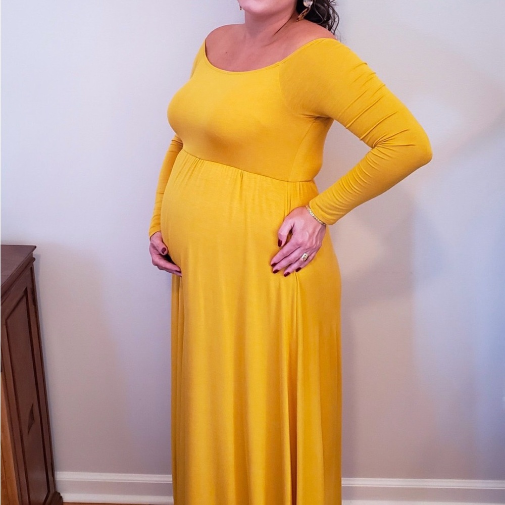 Yellow Maternity Dress